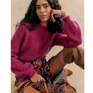 Sezane Fuchsia Sweater
